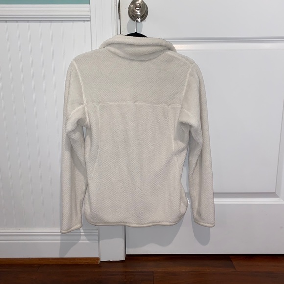 Patagonia White Retool Fuzzy Quarter-Zip - Picture 3 of 3